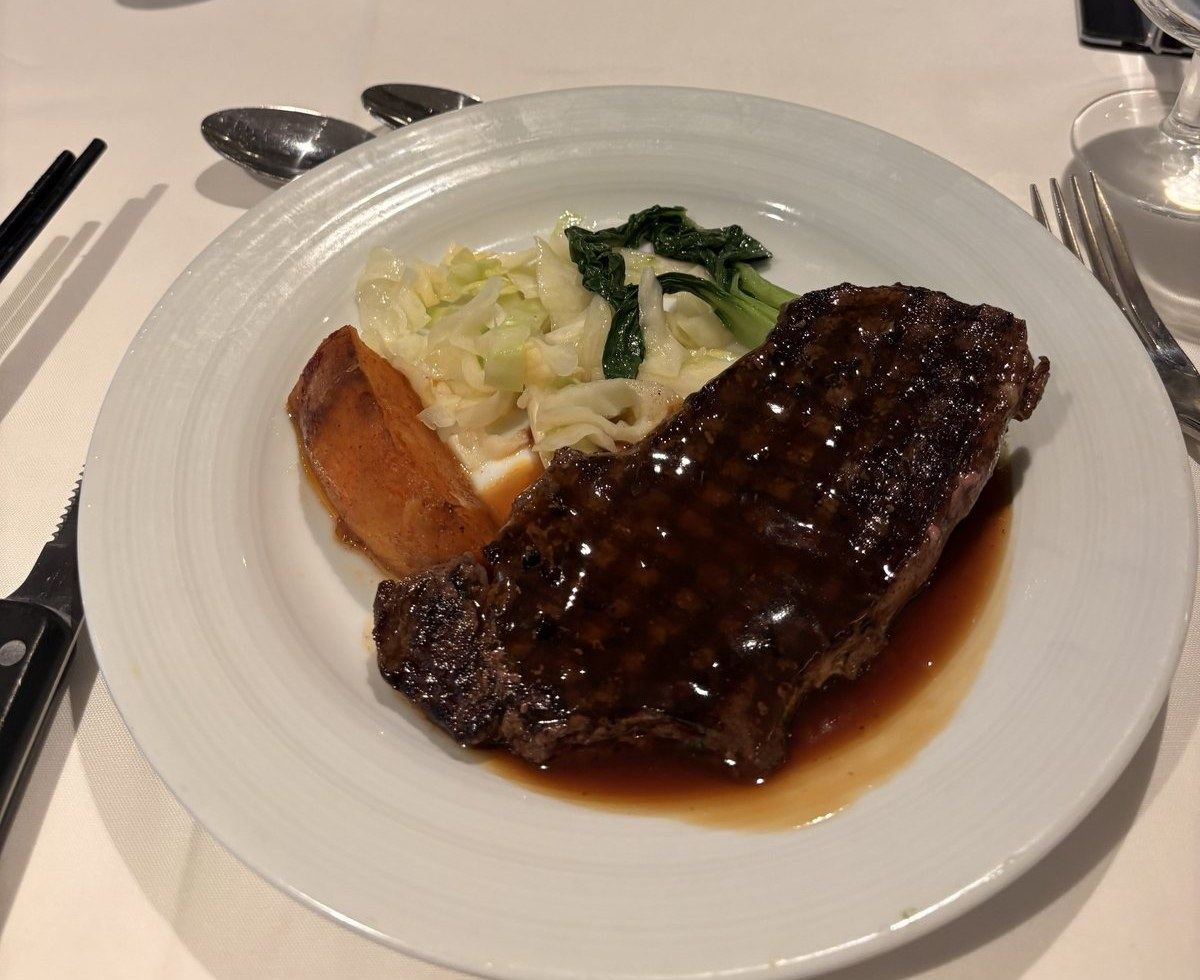 Elegant onboard dining experience