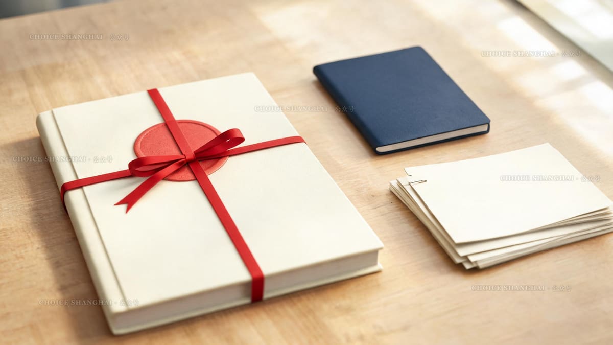 A Chinese notarial certificate booklet bound with a red ribbon and official seal, next to a passport and a translated page