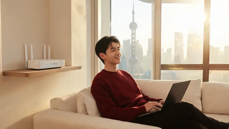 Get Home Internet in Shanghai Installed in Two Days
