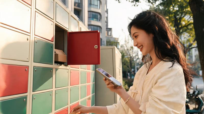 How to Collect Parcels in Shanghai When It's in a Locker