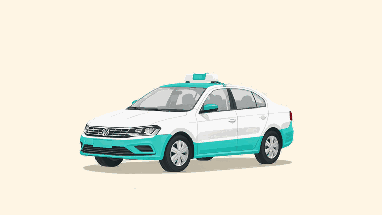 Getting around Shanghai with parents: a turquoise city taxi, the step-free metro and a phone linked to Alipay and WeChat Pay, with cash as the backup